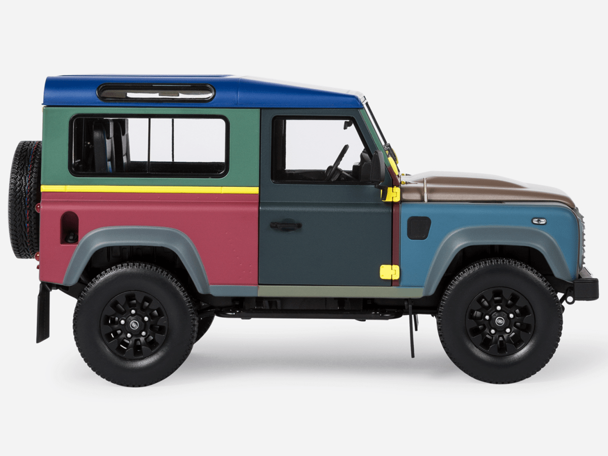 The Paul Smith-Designed Land Rover Defender Diecast Model Is