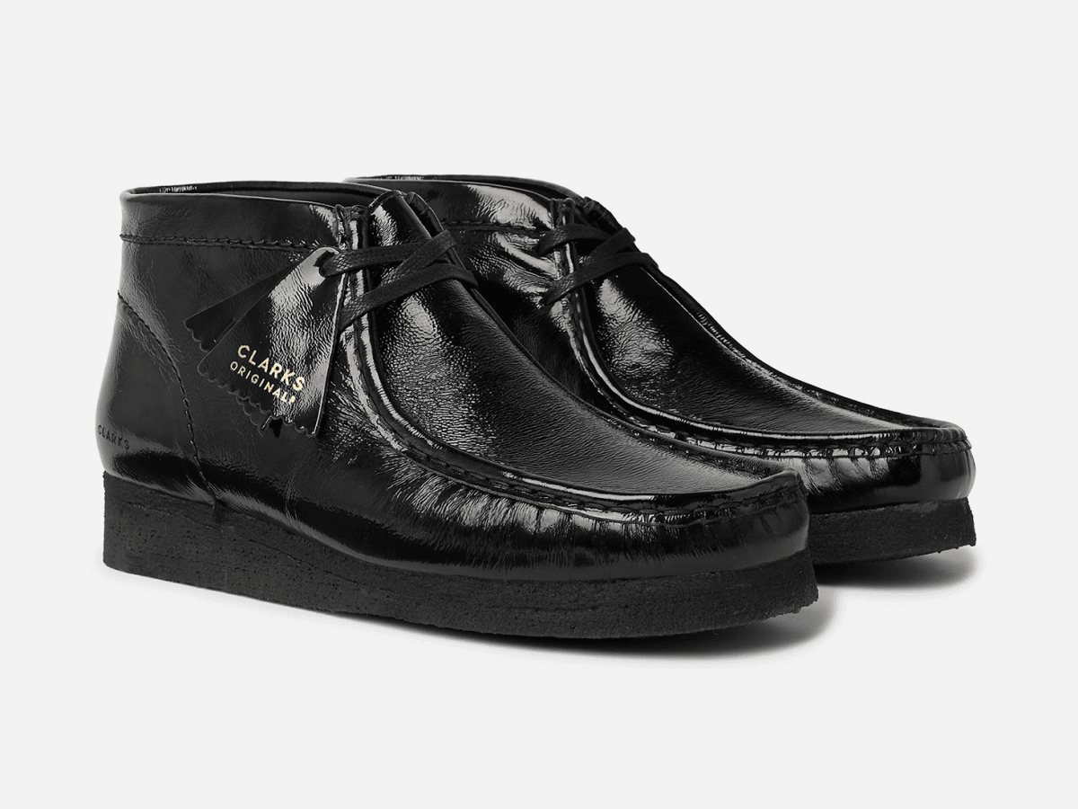 Clarks Remixes the Wallabee Boot With Patent Leather - Airows