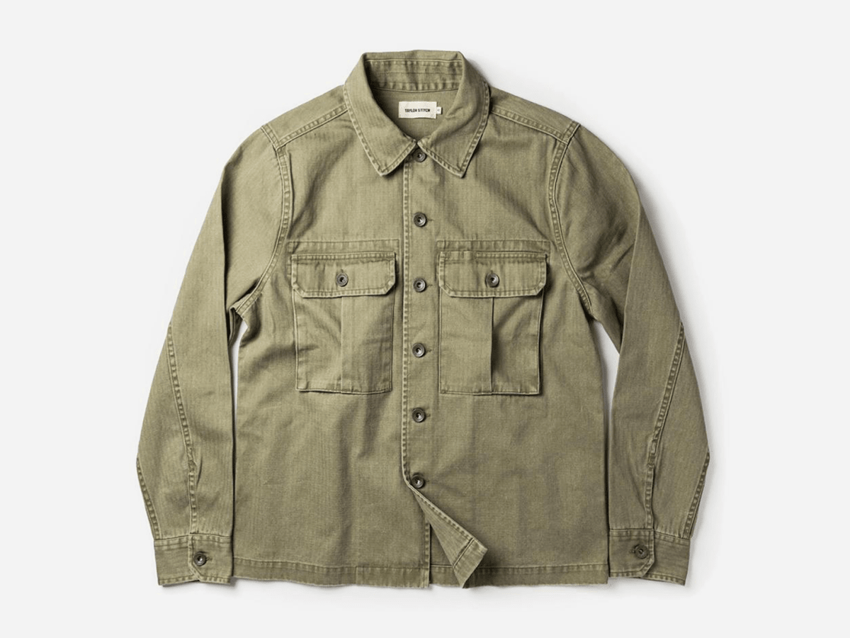 This Military-Inspired Shirt Jacket Is a New Take on Organic