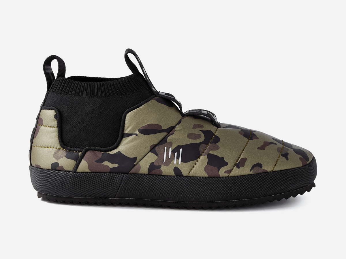 The Score Holden s Camo Puffy Slipper Just Went On Sale Airows