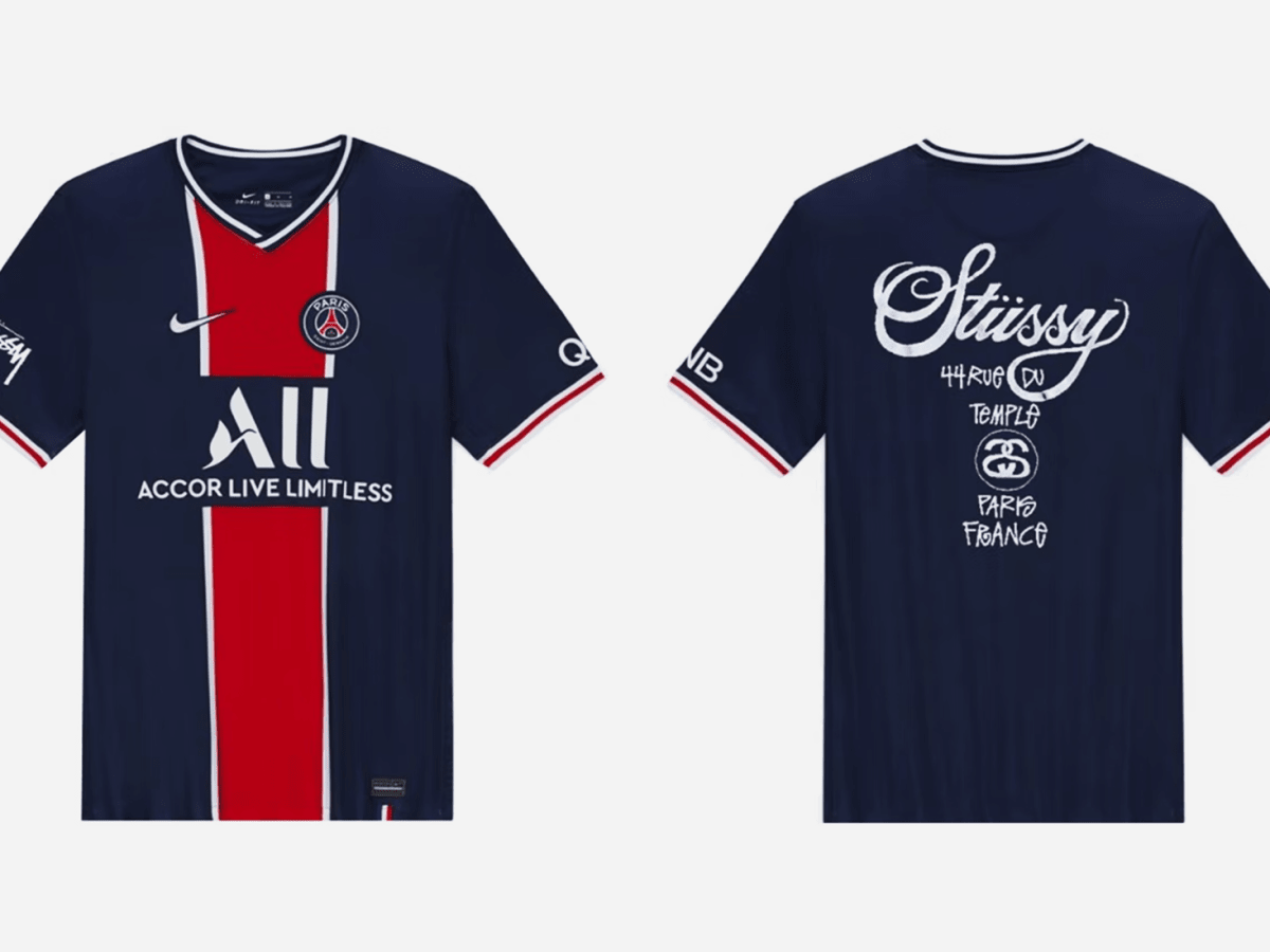 【レア】PSG STUSSY コラボ ユニフォーム パリサンジェルマン Stüssy and PSG Team Up on Collaborative Jersey - Airows