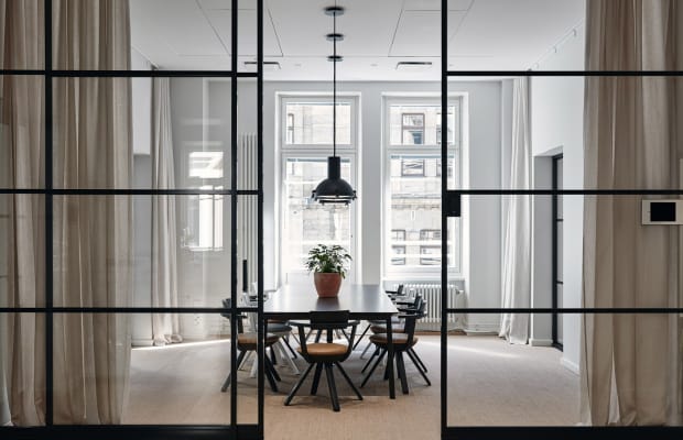 Step Inside This Striking Scandinavian Workspace