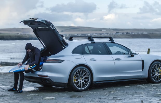 North Sea Surfing With the Porsche Panamera Turbo Sport Turismo