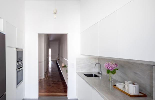 Before & After: Designers Discover Magnificent Original Flooring in Lisbon Apartment