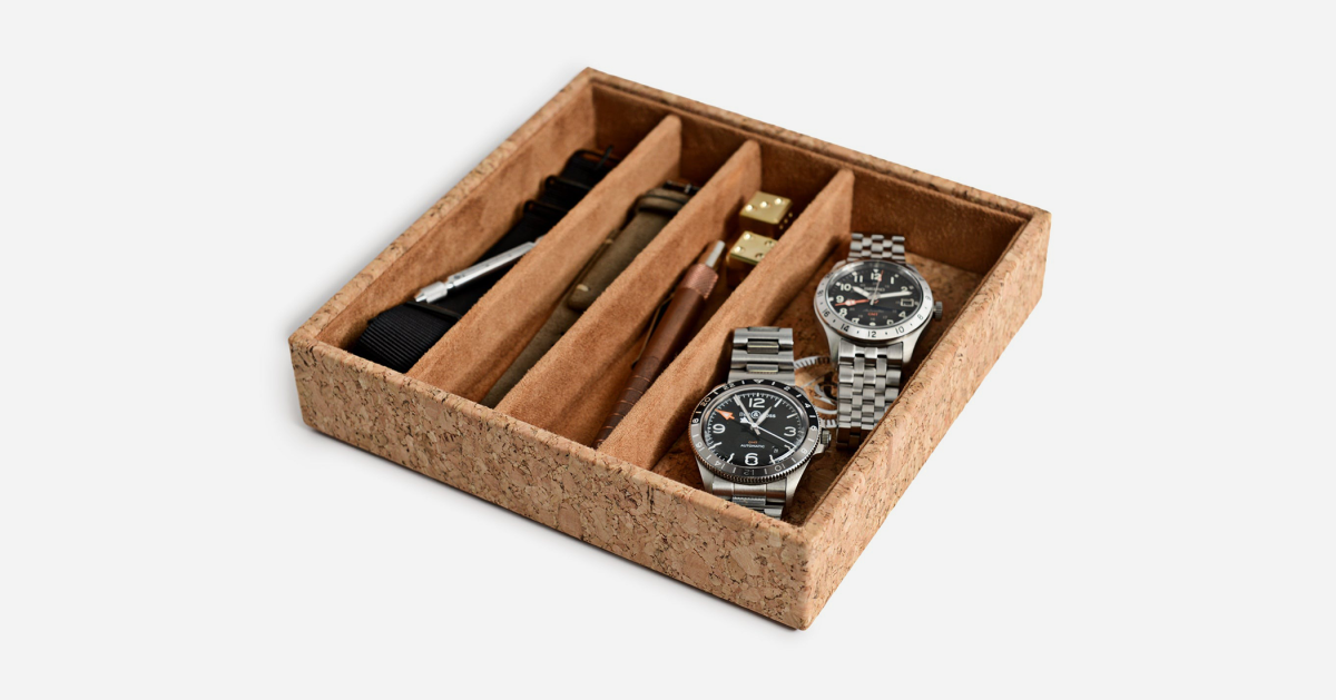 WOLF x analog/shift Link Up for Cork Watch Tray