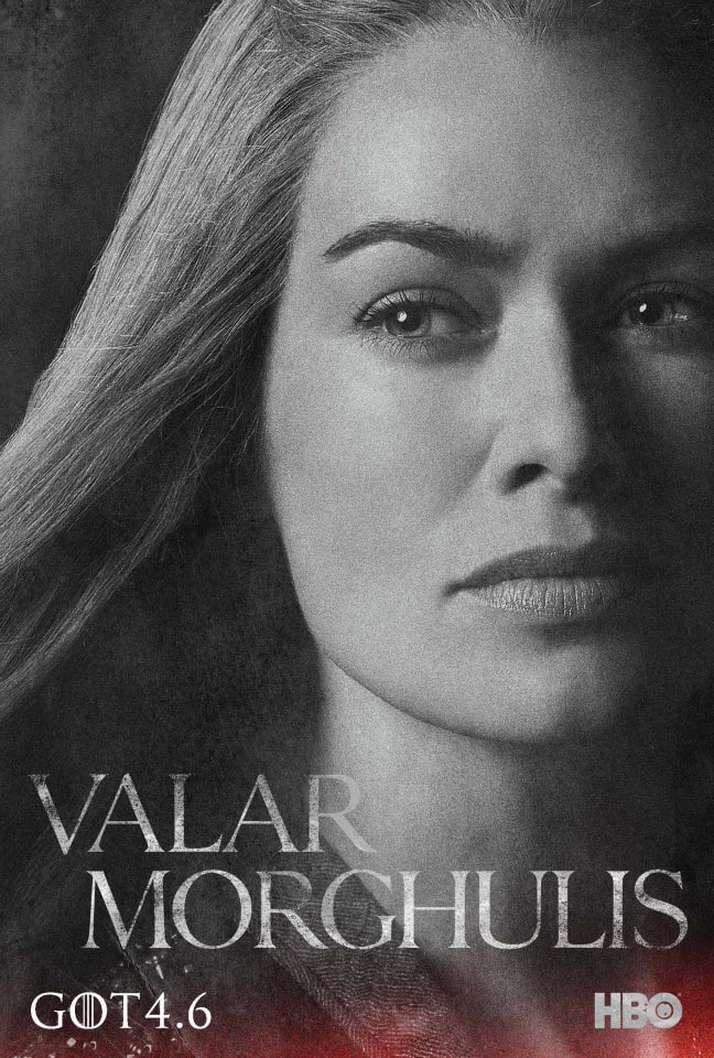 Gorgeous New Character Posters For Game Of Thrones Season 4 Airows