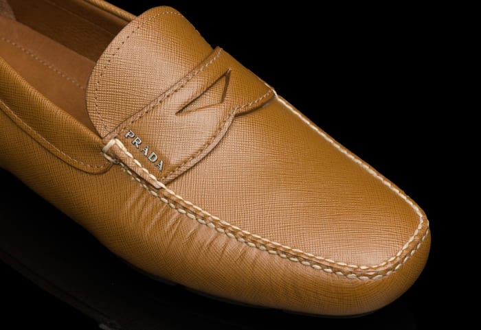 prada driving shoes women's