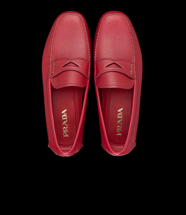 prada driving shoes women's