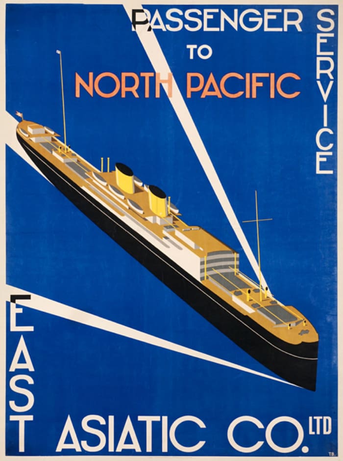 Designed Vintage Boating Posters Airows