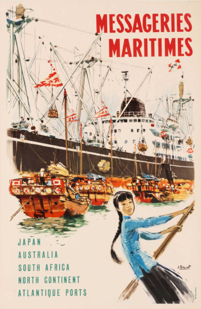 Designed Vintage Boating Posters Airows