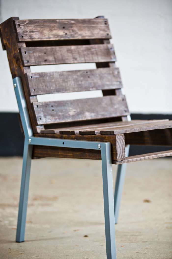 Etsy Find Pallet Chairs With Steel Legs Airows