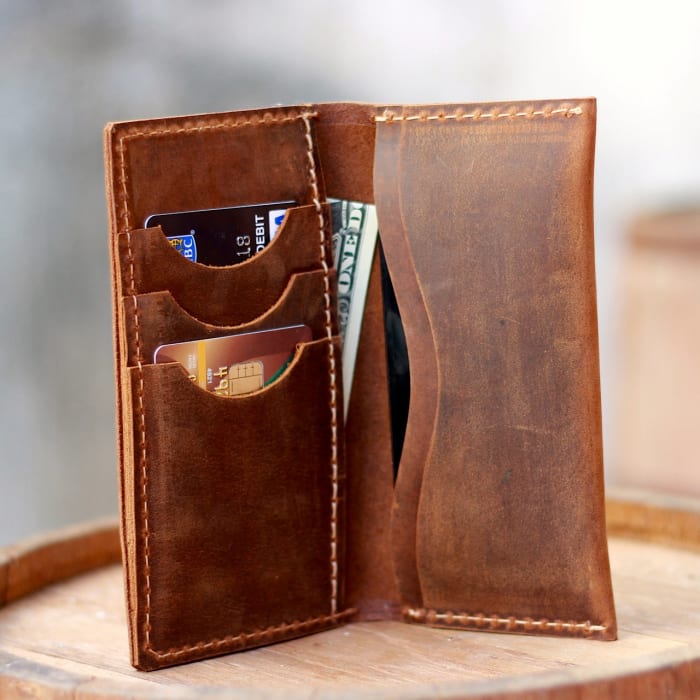 Etsy Find: Genuine Leather iPhone Wallet Case ($39) - Airows