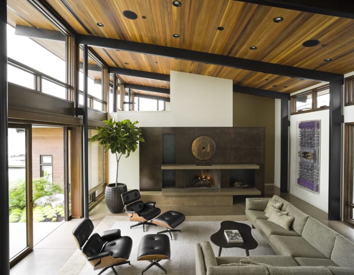 Eames Chairs and Modern Design Fill This Gorgeous Seattle Home - Airows
