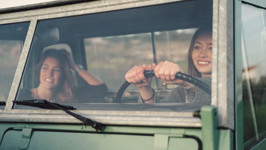 Nothing Like Sexy Farm Girls & A Vintage Land Rover Series 3 Pick-Up