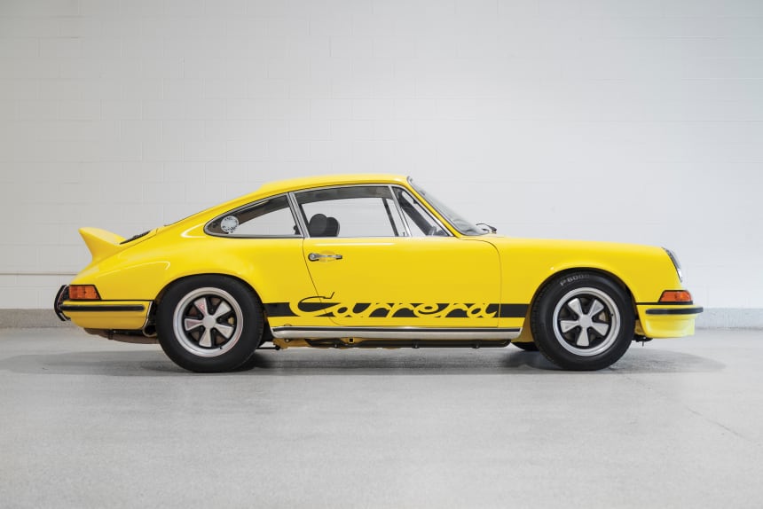 There's Nothing Mellow About This Yellow 1973 Porsche 911 Carrera RS 2. ...