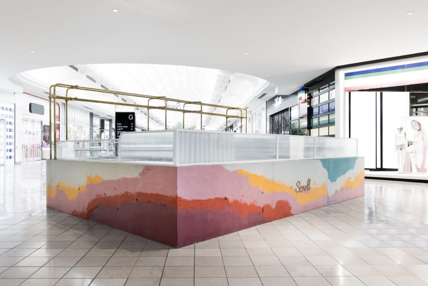 This ConcreteClad Ice Cream Bar Is Layered With Tasteful Colors Airows