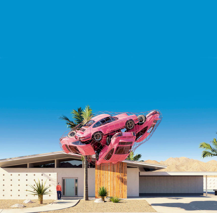 Chris LaBrooy's Beautifully Bizarre Porsche Art - Airows