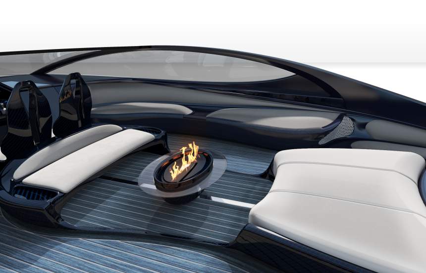 Bugattis 4 Million Yacht Has A Jacuzzi And Fire Pit Airows