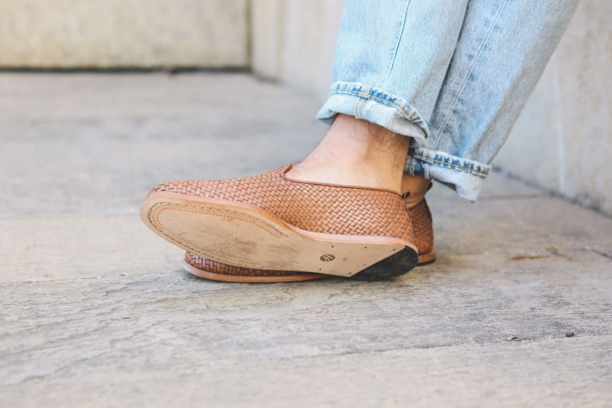 Ditch the Flip-Flops for These Handwoven Leather Slip-Ons - Airows