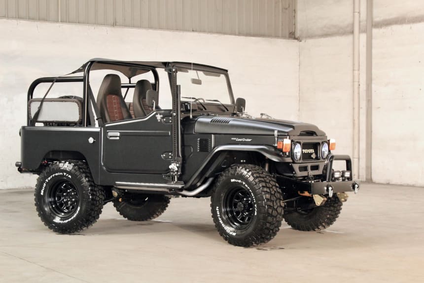 Car Porn Blacked Out Custom 1985 Toyota Land Cruiser Airows