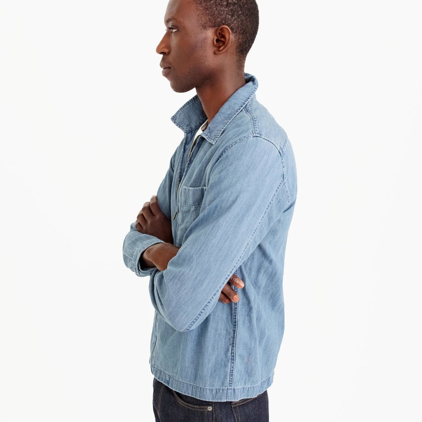 j crew stretch corduroy overshirt