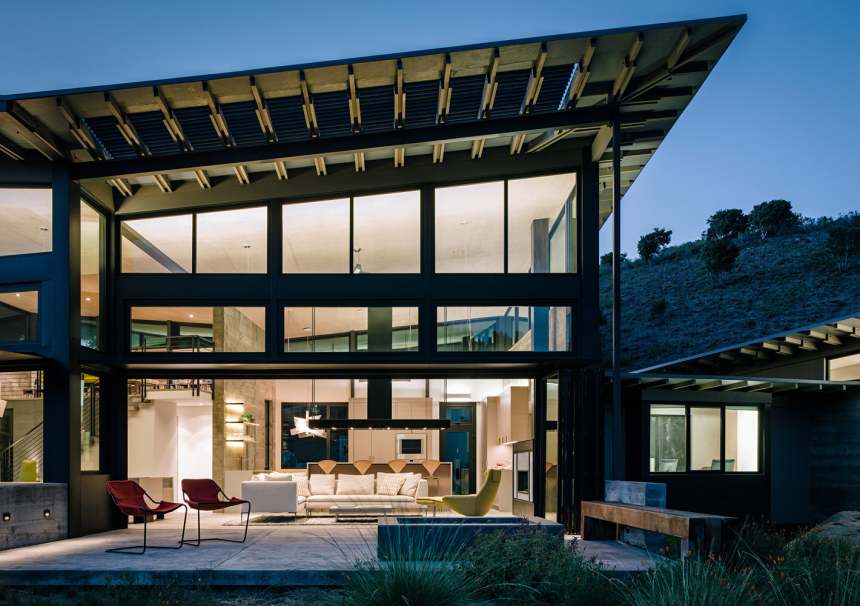 Butterfly Roofs Top This Stunning California Home Airows