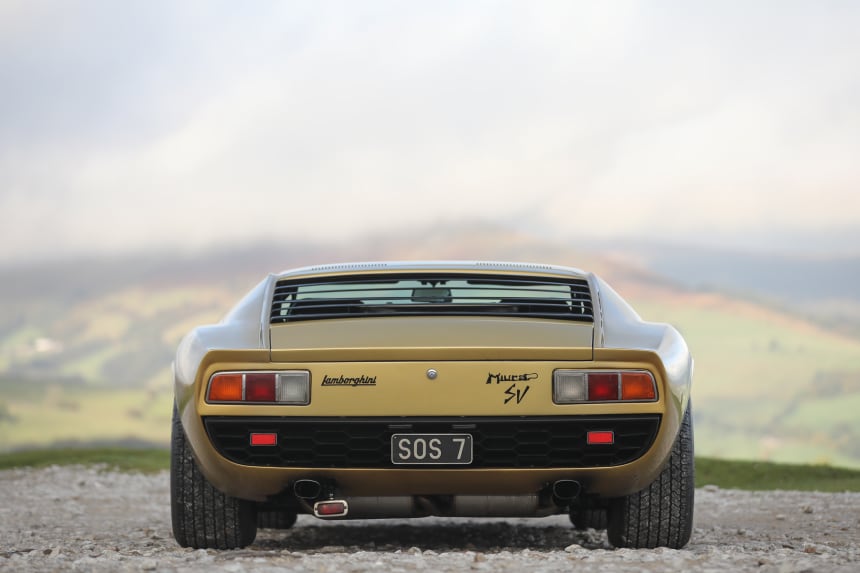 Car Porn 1971 Lamborghini Miura P400 Sv Airows
