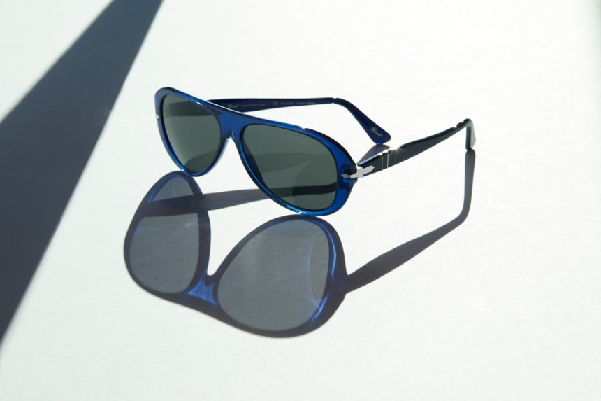 Persol Remixes an Iconic Sunglasses Design in Dark Blue - Airows