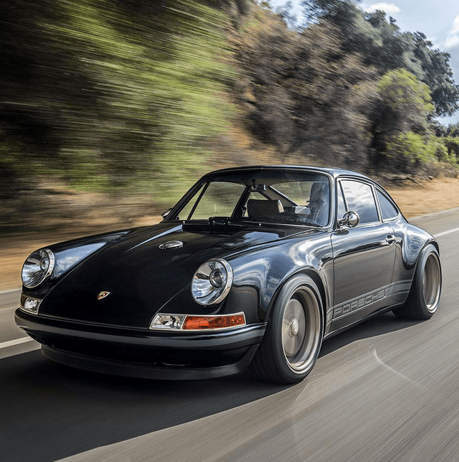 A Black And Tan Custom Porsche 911 That's All Kinds Of Cool - Airows