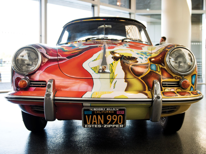 Janis Joplins HandPainted 1965 Porsche 356 C 1600 Cabr