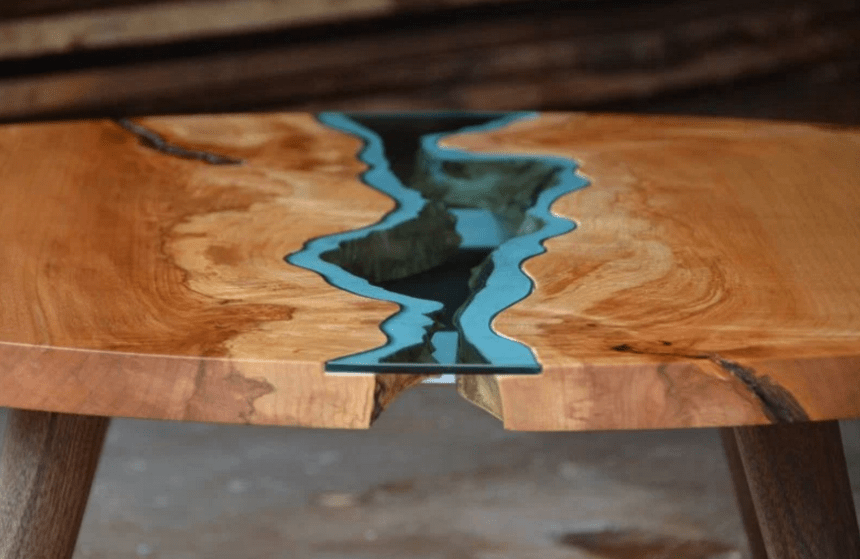 These Wood Tables Embedded With Glass Rivers Will Blow You Away Airows