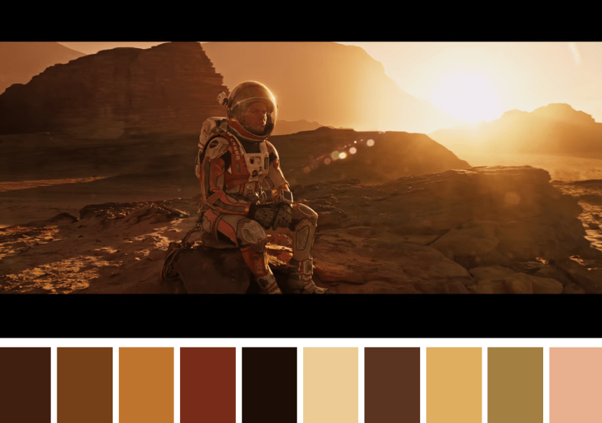 25 Beautiful Color Palettes From Famous Movie Scenes - Airows