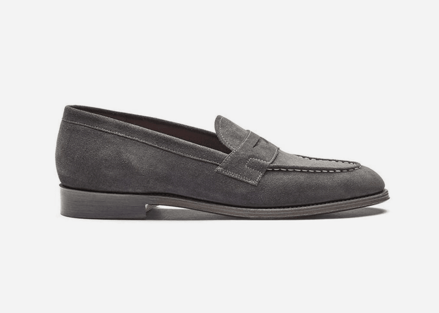 Score $90 Off Grenson's Handmade Suede Loafer - Airows