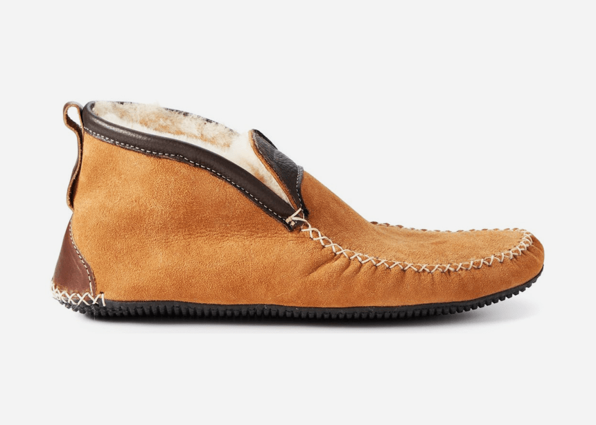 classic luxe lined slipper