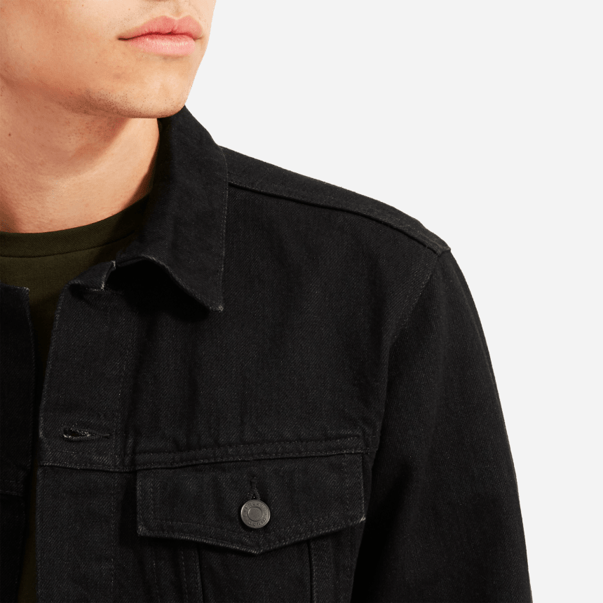 Everlane Unleashed the Perfect Black Denim Jacket (And It's Under 100