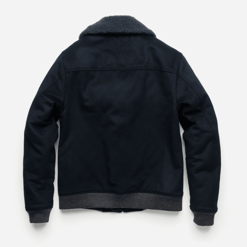 This Wool Cashmere Bomber Jacket Oozes Cool In Every Way - Airows