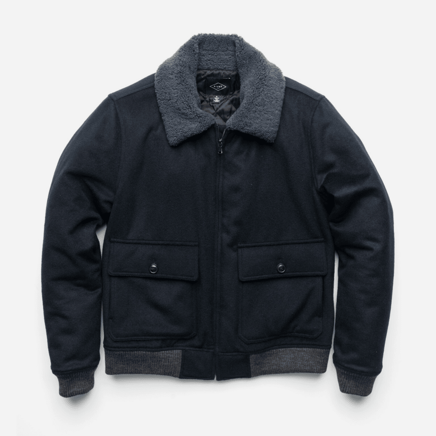 This Wool Cashmere Bomber Jacket Oozes Cool In Every Way - Airows