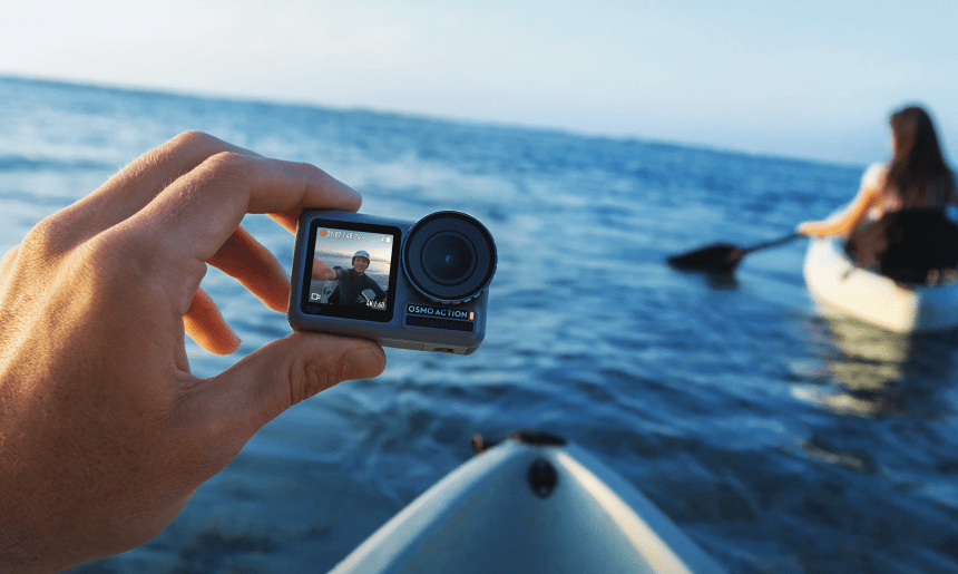 dji osmo action webcam mac