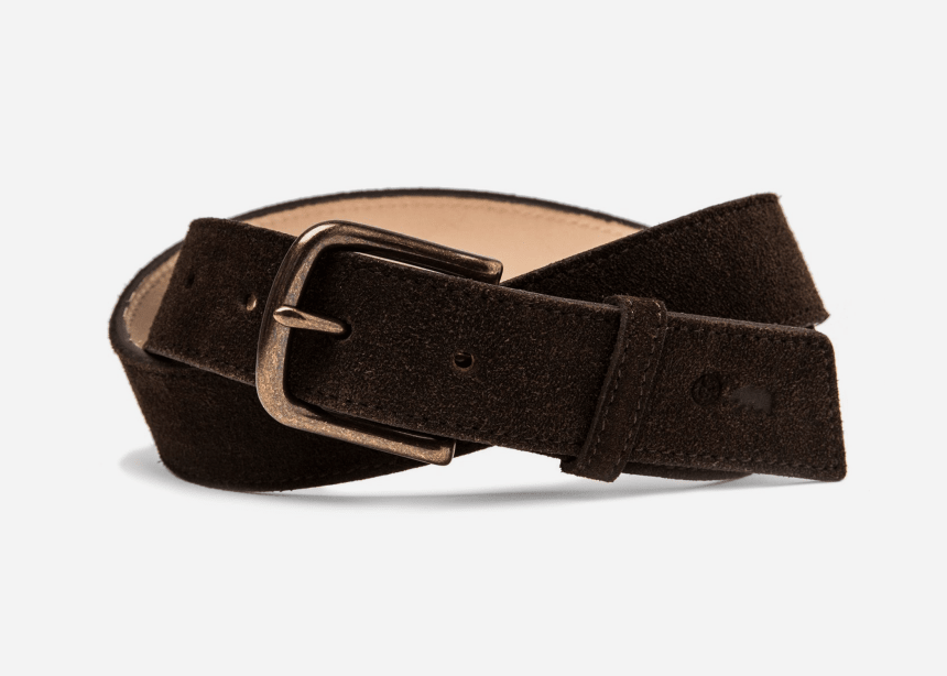 Taylor Stitch's Weatherproof Suede Beauty Is the Only Belt You'll Ever ...