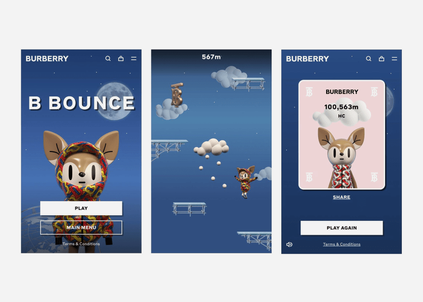 Burberry Taps Into Gaming With 'B Bounce' - Airows