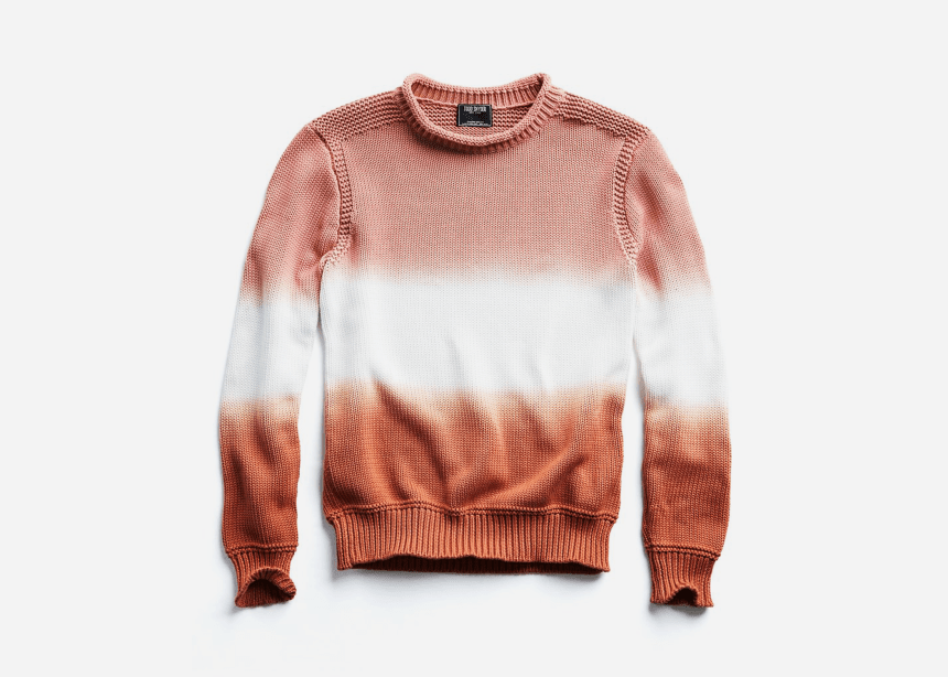 This DipDyed Cotton Sweater Is Dripping With Cool Airows