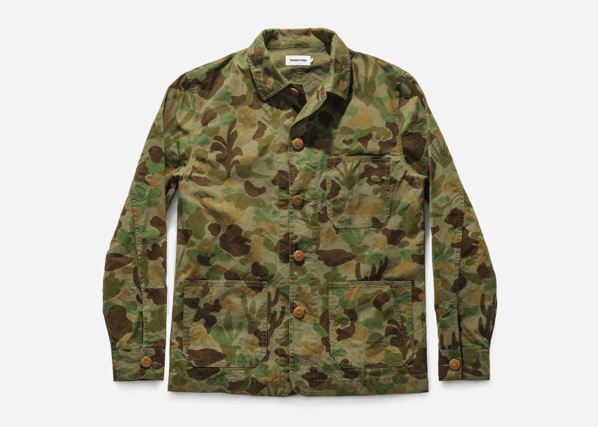 This Custom Camo Waxed Cotton Jacket Goes Above and Beyond - Airows