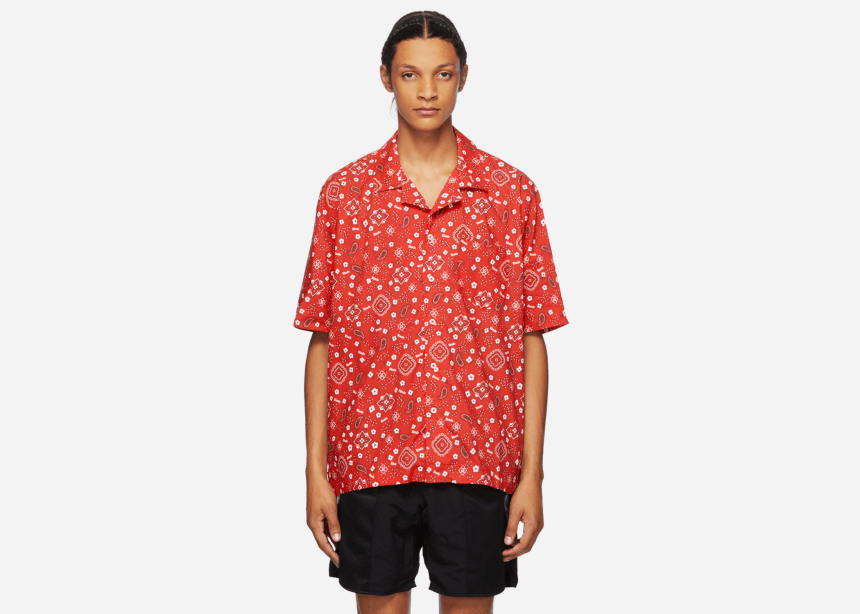Rhude Brings the Cool With New Bandana-Style Resort Shirt - Airows