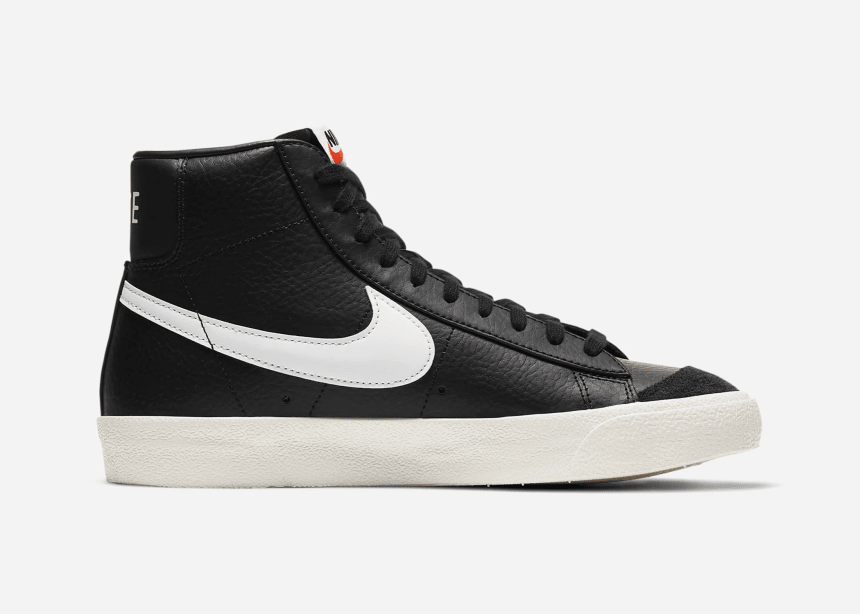 nike blazer vintage 77 black white