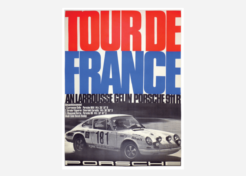 Five Incredible Vintage Porsche Posters You Can Bid on From Home - Airows