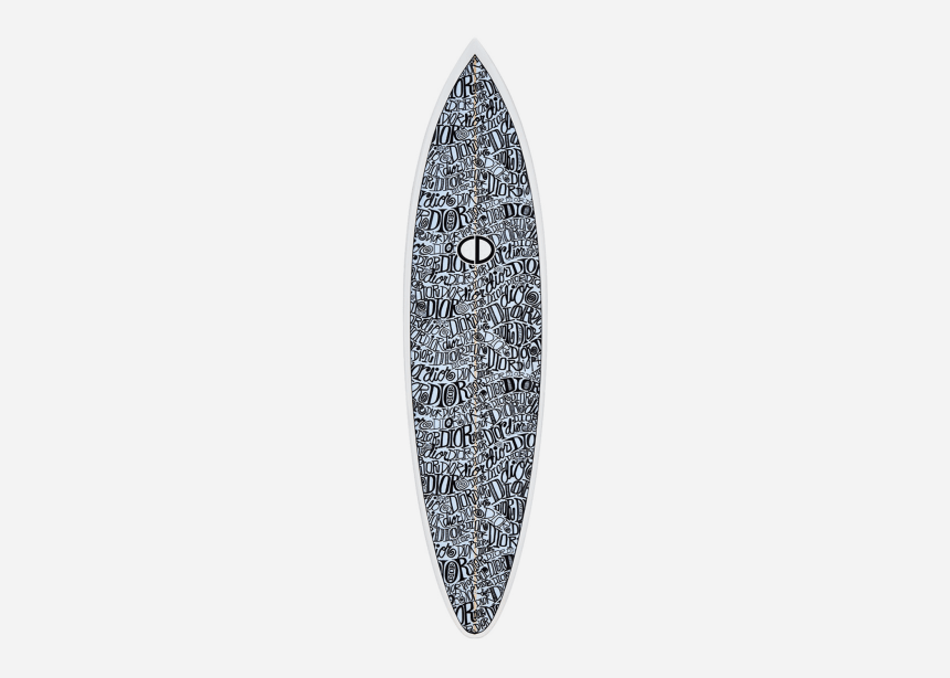 Shawn Stussy and Dior Drop Collaborative Surfboard Design - Airows