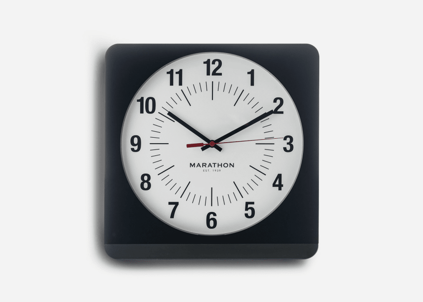 Marathon Unleashes Minimalist Wall Clock With Hidden Features Airows