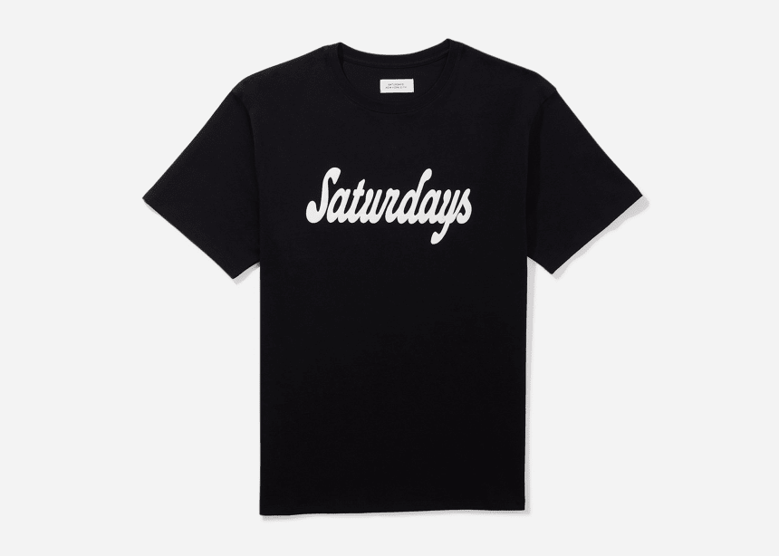 Saturdays NYC Keeps It Simple With New Summer Script T-Shirt - Airows