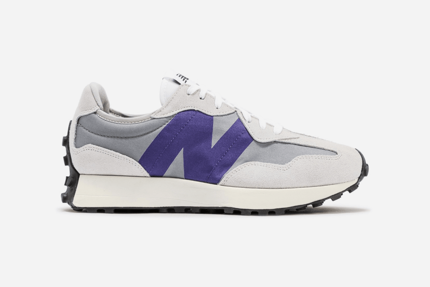 New Balance Impresses With Fresh 327 Sneaker in Gray/Purple - Airows