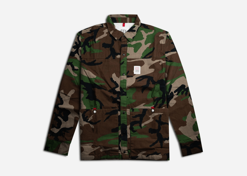 The Score: Topo Design's Camo Field Jacket Is On Sale Now - Airows